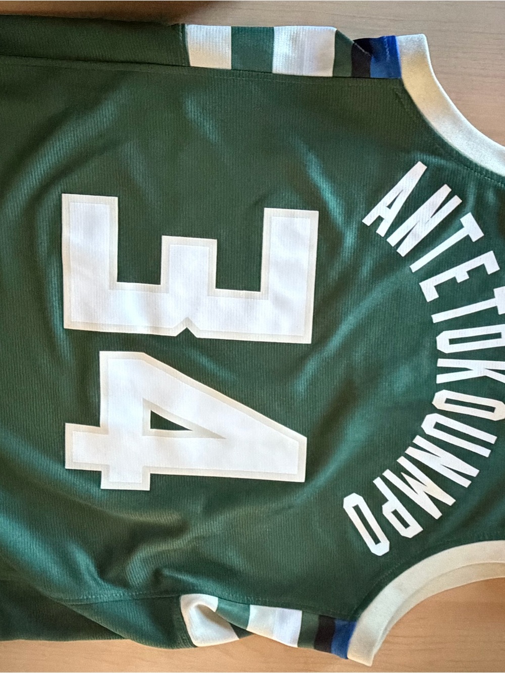 Giannis Antetokounmpo #34 Green Basketball Jersey Youth Small